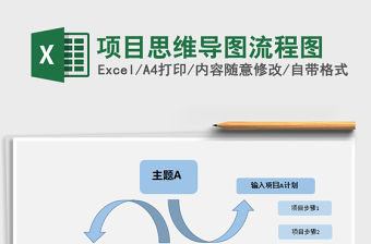 2021年項目思維導圖流程圖