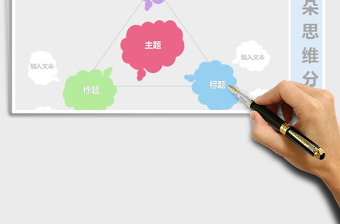 2021年清新云朵思維分析導(dǎo)圖免費下載