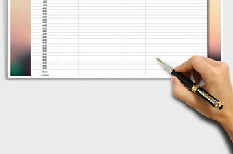 2021年記賬表-收支日記賬