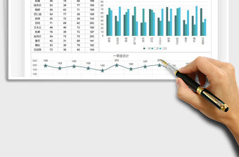 2021年業(yè)績(jī)統(tǒng)計(jì)數(shù)據(jù)圖表匯報(bào)模板