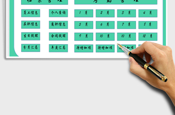 2021年人事管理系統(tǒng)（檔案、考勤管理）