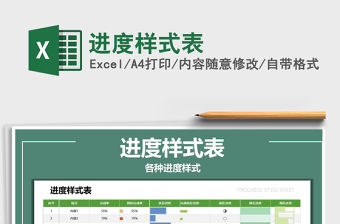 2021年進度樣式表