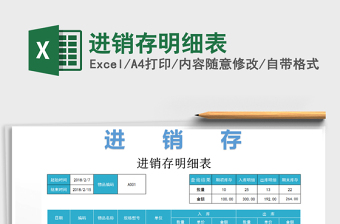 2021年進(jìn)銷存明細(xì)表
