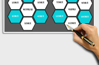 2021年財(cái)務(wù)收支管理系統(tǒng)（全年收支表）