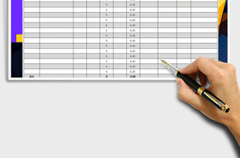 2021年商品采購明細表-自動計算