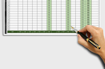 2021年簡易企業工資發放表-自動計算