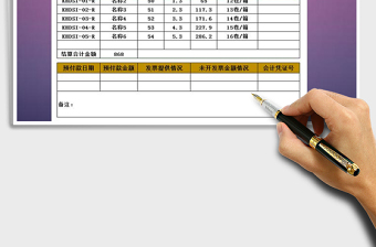 2021年合同订单付款表