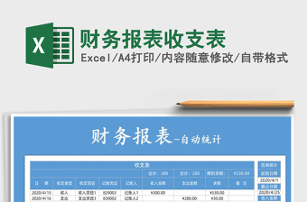 2021年財(cái)務(wù)報(bào)表收支表