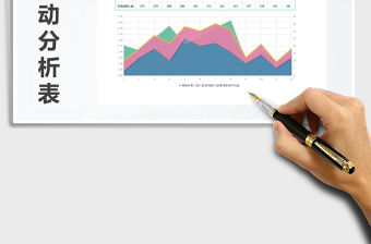 2021年員工流動分析面積圖（入職離職）