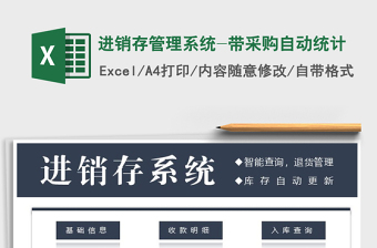 2021年進(jìn)銷存管理系統(tǒng)-帶采購自動統(tǒng)計(jì)