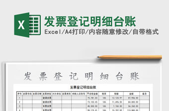 2021年發(fā)票登記明細(xì)臺(tái)賬