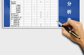 2021年財務營業分析表