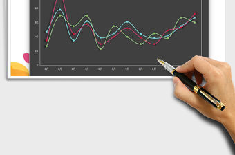 2021年年度銷量對(duì)比折線圖（漸變標(biāo)識(shí)）