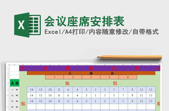 2021年會(huì)議座席安排表