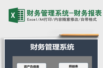 2021年財務(wù)管理系統(tǒng)-財務(wù)報表