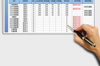 2021年进销存出入库盘点表免费下载