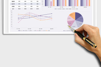 2021年銷售管理業績動態分析圖表