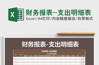 2021年財(cái)務(wù)報(bào)表-支出明細(xì)表