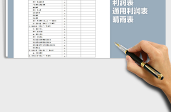 2021年通用利潤表