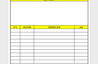 2021年工藝流程報告表