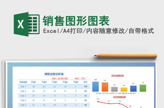 2021年銷售圖形圖表