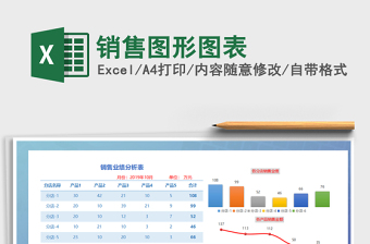 2021年銷售圖形圖表