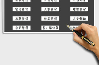 2021年公司人事管理系統(tǒng)（全套表格）