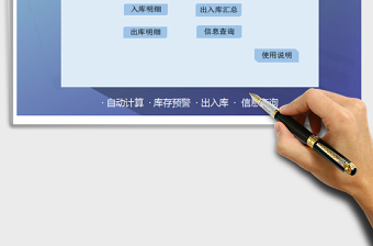 2021年進銷存管理系統(tǒng)（自動計算，庫存預警）