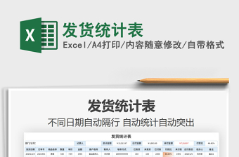 2021年發(fā)貨統(tǒng)計(jì)表