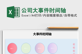 2021年公司大事件時(shí)間軸免費(fèi)下載