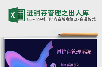 2021年進(jìn)銷存管理之出入庫