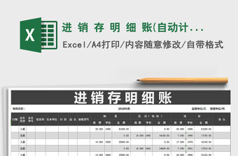 2021年進 銷 存 明 細 賬(自動計算）