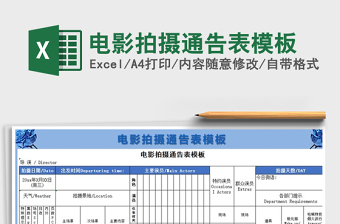 2022年电影排行excel