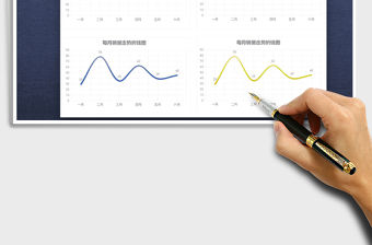 2021年漸變填充折線圖