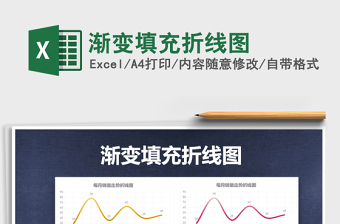 2021年漸變填充折線圖