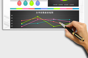 2021年年度按季度數據分析表