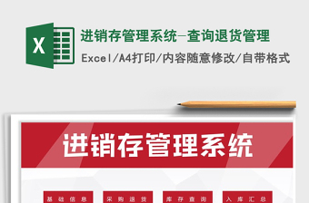 2021年進(jìn)銷存管理系統(tǒng)-查詢退貨管理