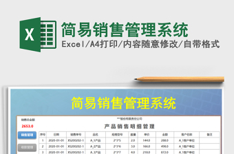 2021年簡易銷售管理系統(tǒng)