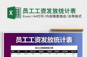 2021年員工工資發(fā)放統(tǒng)計(jì)表