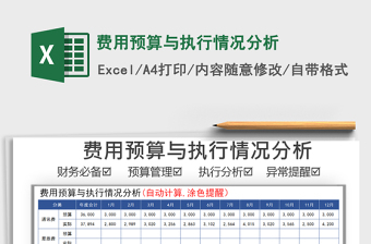 2021年費(fèi)用預(yù)算與執(zhí)行情況分析