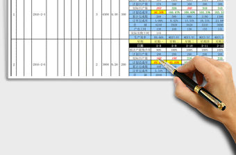 2021年訂單生產進度控制表（全自動計算）