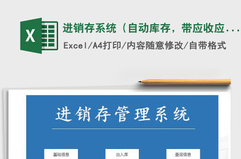 2021年進銷存系統(tǒng)（自動庫存，帶應(yīng)收應(yīng)付）