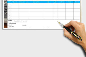 2021年外貿(mào)通用英文報價單