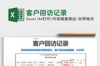 2021年客戶回訪記錄