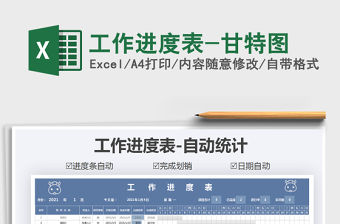 2021年工作進度表-甘特圖