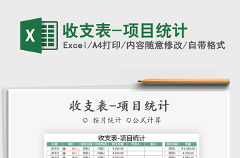 2021年收支表-項(xiàng)目統(tǒng)計(jì)