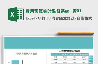 2021年費用預算實時監(jiān)督系統(tǒng)-青01