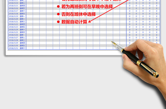 2021年多功能排班（單班兩班三班均適用，可打印，統(tǒng)計(jì)自動(dòng)）