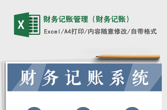 2021年財(cái)務(wù)記賬管理（財(cái)務(wù)記賬）