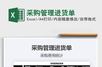 2021年采購管理進貨單
